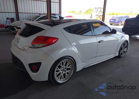 2013 Hyundai Veloster Turbo W/Black z USA, uszkodzony, nr VIN KMHTC6AE5DU154053